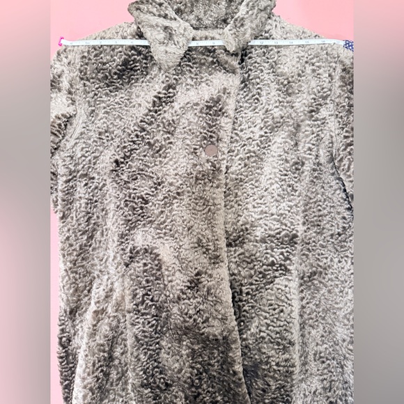 Alpine Studio Size Large Cozy brown Faux Fur Women's Coat early 2000s/90s - Picture 13 of 16